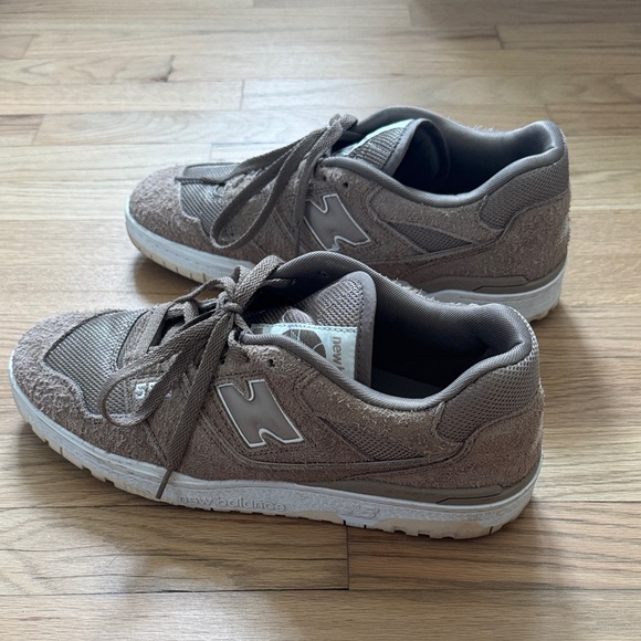 New Balance 550 Brown Suede Sneakers - Picture 4 of 7